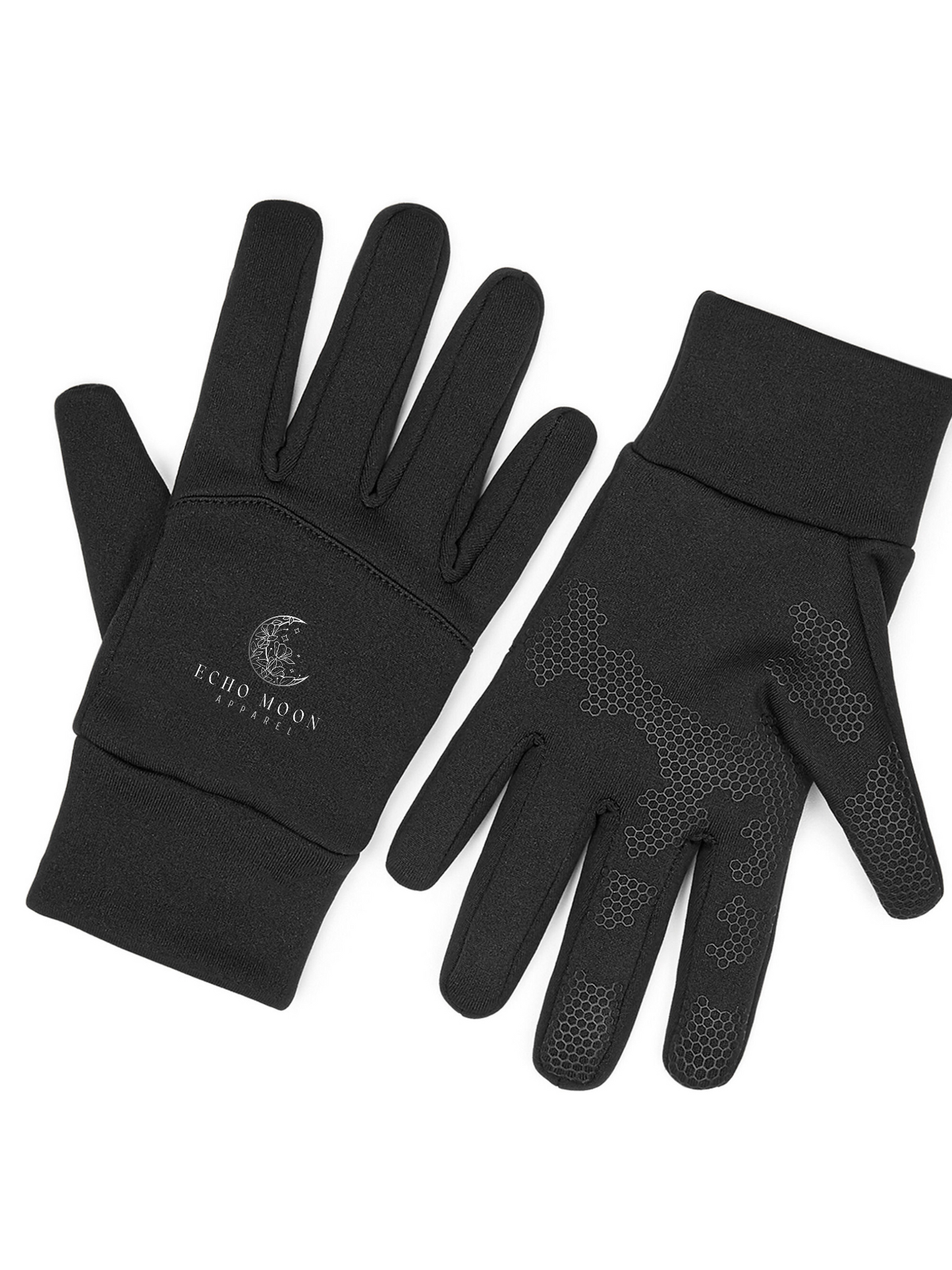 Echo Moon Apparel black tech gloves