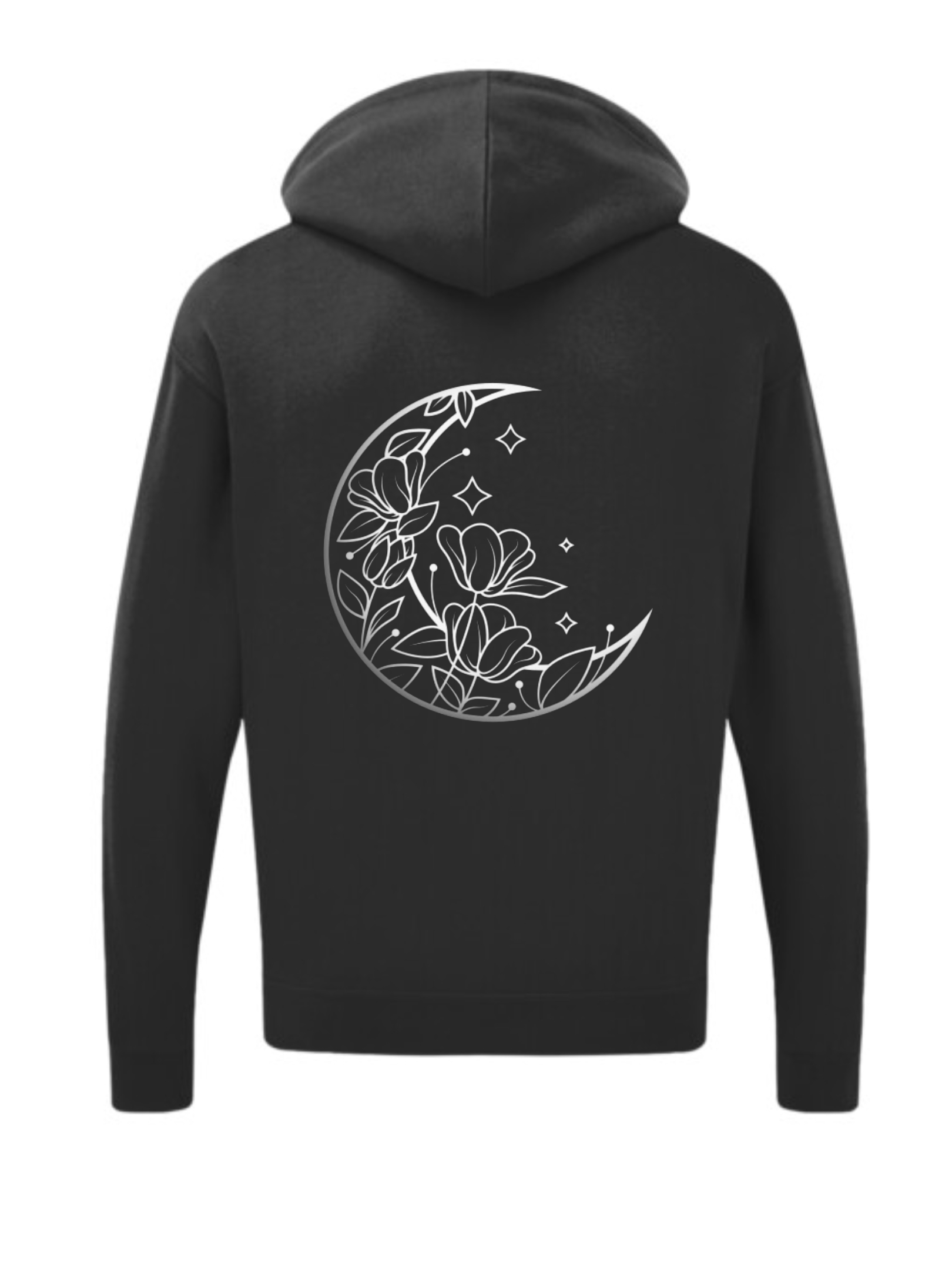 Echo Moon Apparel back crescent hoodie back side